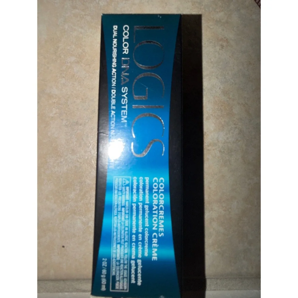 Logics Permanent Hair Color 8B Light Blonde Blue DNA System Gelucent Colorcremes